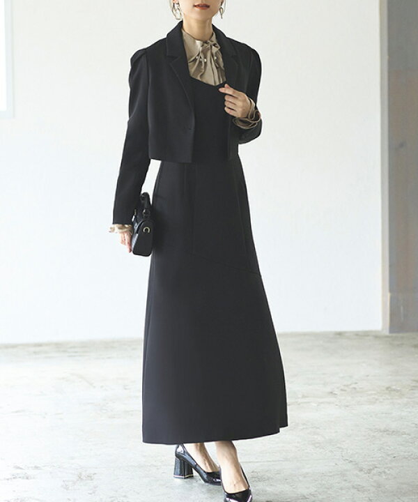 楽天市場】セレモニースーツ 2点セット ジャケット ロングワンピース  