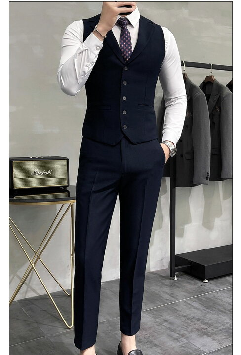 楽天市場】タキシード メンズスーツセット 4点セット「ジャケット 