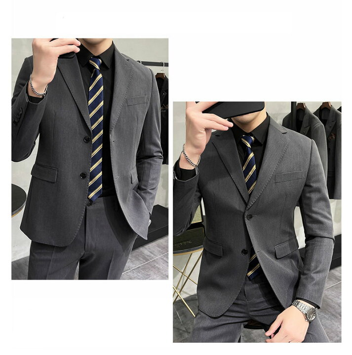 楽天市場】タキシード メンズスーツセット 4点セット「ジャケット 