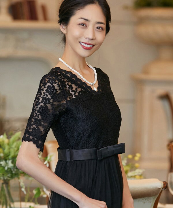 パールネックレス ネックレス パール パーティー ロング リボン 結婚式 フェイクパール 大人 ビジュー 2連 レディース 2重 アクセサリー