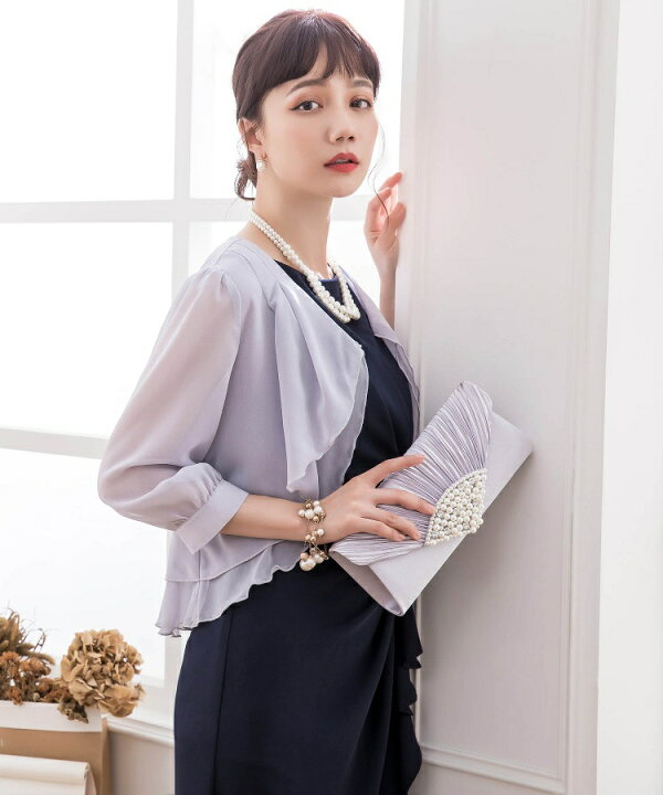 楽天市場】【2998円クーポン利用で】ボレロ 結婚式 ドレス パーティ 