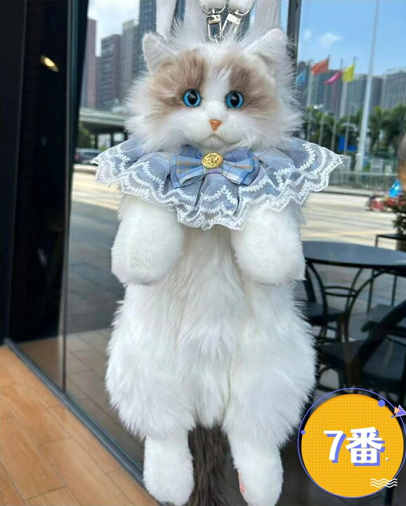 楽天市場】2024新作猫ちゃん型バッグ 猫ぬいぐるみショルダーバッグ 