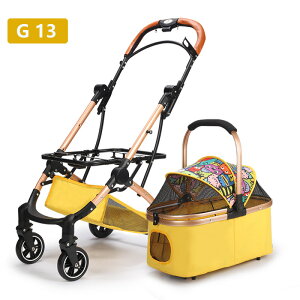 \全店ポイント5倍/【最大2000円クーポン配布中!】自立できる! ペットカート 犬猫兼用キャリーカート 折り畳み式 自立できる キャスター付き 分離型 キャリーバッグ 中小型犬対応 キャ