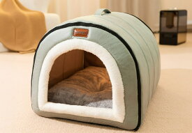 ■100・300・500円割引■ランキング1位■ 猫 ベッド ドーム型 ペットベッド 暖かい 犬 ねこベッド ドーム 大きい 冬 おしゃれ 猫ハウス 暖かい ふわふわ ボア 小型犬用ベッド ネコベッド ドームベッド もこもこ 滑り止め付き寒さ対策 洗濯可能 子犬 誕生日