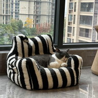★最大2050円クーポン配布中&P5倍！★【四季対応】ペットベッド 猫用 小型犬用 防寒設計 ソファ型 洗える…