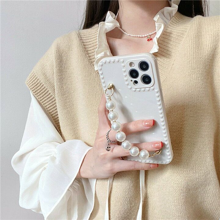 楽天市場】【美人?パール】送料無料 アイフォンケース iPhone12/iphone 