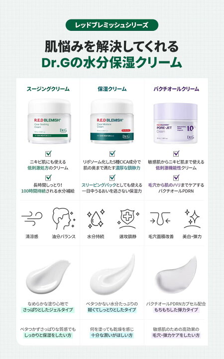 楽天市場】【Dr.G公式】レッドブレミッシュスージングクリーム セット 