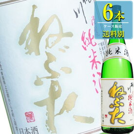 桃川 ねぶた 淡麗純米酒 1.8L瓶 x 6本ケース販売 (清酒) (日本酒) (青森)