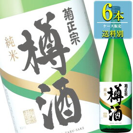 菊正宗 上撰 純米樽酒 1.8L瓶 x 6本ケース販売 (清酒) (日本酒) (兵庫)