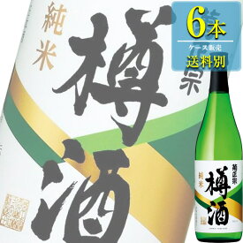 菊正宗 上撰 純米樽酒 720ml瓶 x 6本ケース販売 (清酒) (日本酒) (兵庫)