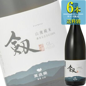 小堀酒造 萬歳楽 剱 山廃純米 1.8L瓶 x 6本ケース販売 (清酒) (日本酒) (石川)