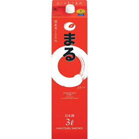 白鶴酒造 サケパック まる 3Lパック x 4本ケース販売 (清酒) (日本酒) (兵庫)