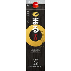 白鶴酒造 サケパック まる辛口 2Lパック x 6本ケース販売 (清酒) (日本酒) (兵庫)