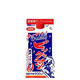 合同酒精 ビッグマン 25% 900mlパック x 6本ケース販売 (甲類焼酎)