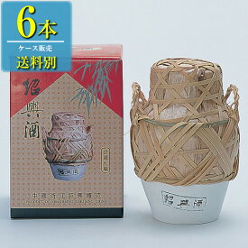 日和商事 特選竹編 紹興酒 1L x 6本ケース販売 (紹興酒) (中国酒)
