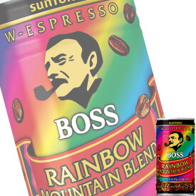 サントリー ボス (BOSS) レインボーマウンテンブレンド 185g缶 x 30本ケース販売 (コーヒー飲料)