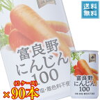 (3ケース販売) 富良野にんじんジュース 160g缶 x 90本入りケース販売 (JA富良野)