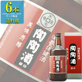 陶陶酒 銀印 甘口 1L瓶 x 6本ケース販売 (高栄養価) (滋養薬味酒)