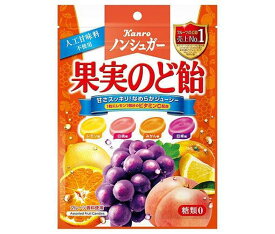 カンロ ノンシュガー果実のど飴 90g×6袋入×(2ケース)｜ 送料無料 お菓子 あめ キャンディー のど飴 袋