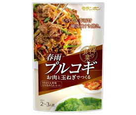 モランボン 韓の食菜 春雨プルコギ 140g×10袋入｜ 送料無料 そうざい 惣菜 調味料 はるさめ 韓国料理