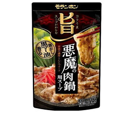 モランボン コク旨スープがからむ 悪魔の肉鍋用スープ 750g×10袋入×(2ケース)