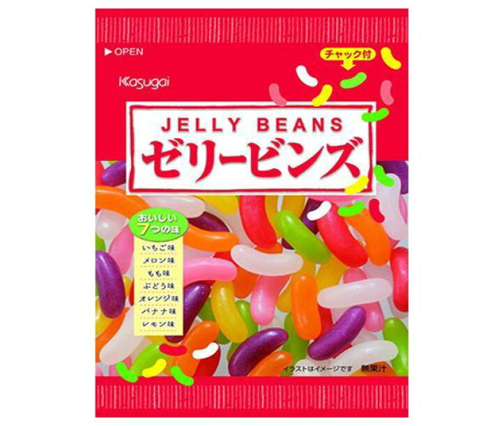 楽天市場 送料無料 メーカー 問屋直送品 代引不可 春日井製菓 ゼリービンズ 76g 12袋入 お菓子 ジェリービーンズ 袋 チャック付き ドリンクマーケット