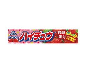 森永製菓 ハイチュウ ストロベリー 12粒×12個入｜ 送料無料 お菓子 飴・キャンディー ソフトキャンディ いちご 苺