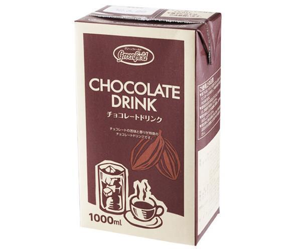 UCC GreenField(グリーンフィールド) チョコレートドリンク 1000ml紙パック×6本入｜ 送料無料 チョコレート チョコ 飲料 1l 1L