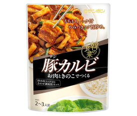 モランボン 韓の食菜 豚カルビ 190g×10袋入×(2ケース)｜ 送料無料 調味料 韓国料理 インスタント食品