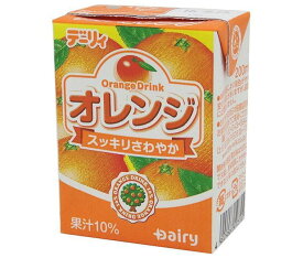 南日本酪農協同 デーリィ オレンジ 200ml紙パック×24本入｜ 送料無料 オレンジジュース みかん 果汁 紙パック