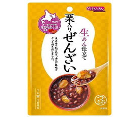 谷尾食糧工業 さくらあん 生あん仕立て栗入りぜんざい 160g×12袋入×(2ケース)｜ 送料無料 お菓子 和菓子 ぜんざい くり