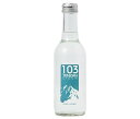 友桝飲料 103(テンザン)サイダー 250ml瓶×24本入×(2ケース)｜ 送料無料 サイダー ソーダ 炭酸 スパークリング