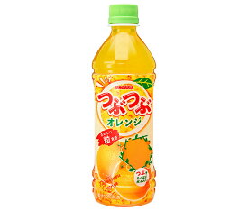 サンガリア つぶつぶオレンジ 500mlペットボトル×24本入×(2ケース)｜ 送料無料 オレンジジュース オレンジ 果汁 果肉 みかん