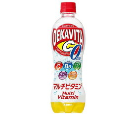 サントリー デカビタC ゼロ マルチビタミン 500mlペットボトル×24本入×（2ケース）｜ 送料無料 デカビタc 炭酸 ビタミン 栄養ドリンク PET