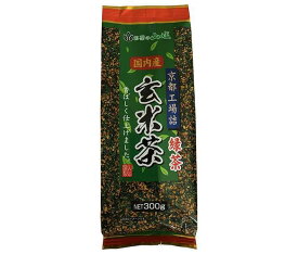 山城物産 京都工場詰 玄米茶 300g×20袋入｜ 送料無料 嗜好品 茶飲料 茶葉 緑茶 玄米茶