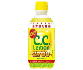 サントリー スーパーC.C.レモン【機能性表示食品】 350mlペットボトル×24本入×（2ケース）｜ 送料無料 ccレモン 炭酸飲料 PET