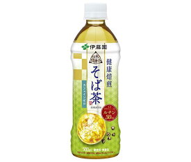 伊藤園 伝承の健康茶 健康焙煎 そば茶【自動販売機用】 500mlペットボトル×24本入｜ 送料無料 そば茶 ペットボトル お茶 カフェインレス