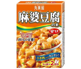 丸美屋 麻婆豆腐の素 甘口 162g×10箱入×(2ケース)｜ 送料無料 一般食品 調味料 素 麻婆豆腐 料理の素