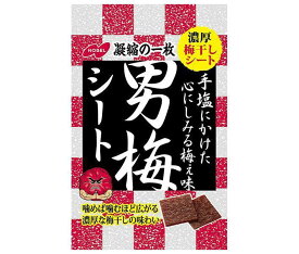 ノーベル製菓 男梅シート 27g×6袋入｜ 送料無料 お菓子 袋 梅干しシート