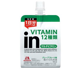 森永製菓 inゼリー マルチビタミン 180gパウチ×36本入×(2ケース)｜ 送料無料 ゼリー飲料 ウイダー ゼリー 栄養