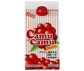 ジーエスフード GS カムカム 5倍希釈 500ml紙パック×12本入×(2ケース)｜ 送料無料 果汁飲料 希釈用 カムカム CAMUCAMU