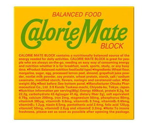 大塚製薬 カロリーメイト ブロック フルーツ味 1箱（4本入）×30本入×(2ケース)｜ 送料無料 栄養補給 携帯 カロリーコントロール