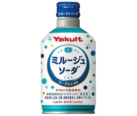 ヤクルト ミルージュ ソーダ 300mlボトル缶×24本入｜ 送料無料 ソーダ サイダー 炭酸 スパークリング