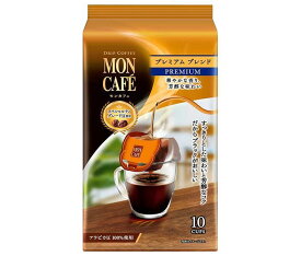 片岡物産 モンカフェ プレミアムブレンド (8g×10袋)×30個入｜ 送料無料 嗜好品 珈琲 コーヒー ドリップバッグ