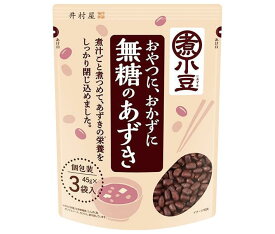 井村屋 無糖のあずき 3袋入 45g×3×10袋入×(2ケース)｜ 送料無料 小豆 袋 ドライパック