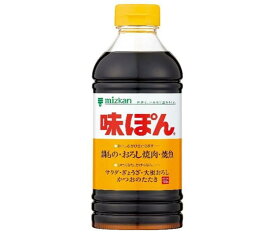 ミツカン 味ぽん 500mlペットボトル×12本入｜ 送料無料 ぽん酢 調味料 酢