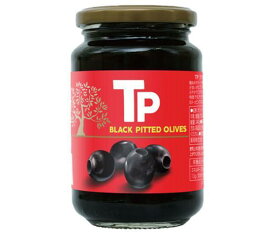 富永貿易 TP ブラックオリーブ 340g瓶×12本入×(2ケース)｜ 送料無料 オリーブ 漬物 漬け物