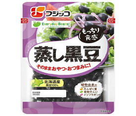 フジッコ 蒸し黒豆 60g×12袋入｜ 送料無料 一般食品 おまめ 黒豆