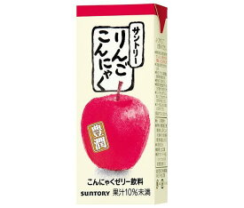 サントリー りんごこんにゃく 250ml紙パック×24本入×(2ケース)｜ 送料無料