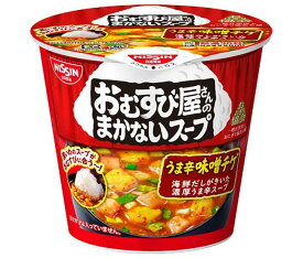 日清食品 おむすび屋さんの まかないスープ うま辛味噌チゲ 13g×12(6×2)個入｜ 送料無料 スープ インスタント チゲ 味噌